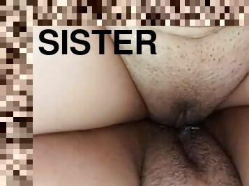 klitoris, orgasme, pussy, lesbisk, tenåring, massasje, creampie, knulling-fucking, søster, våt