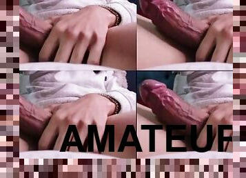 papa, masturbation, amateur, mature, énorme-bite, gay, branlette, ejaculation, solo, pappounet