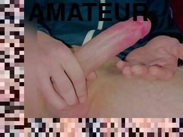 onani, amatør, cumshot, tenåring, handjob, cum, kåt, britisk, alene