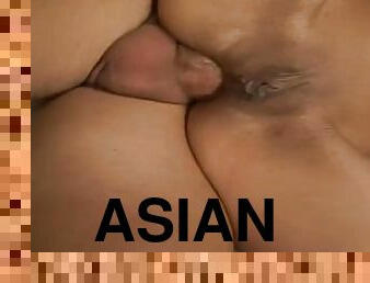 Gorgeous Asian Gets Her Pussy Stretched As Big Cocks Penetrate Her