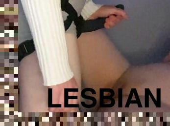 оргазм, страпон, прихильник, лесбіянка-lesbian, пара, подруга, сперма, злягання