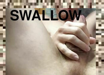 svær, amatør, cumshot, homofil, svelging, facial, cum, alene, twink