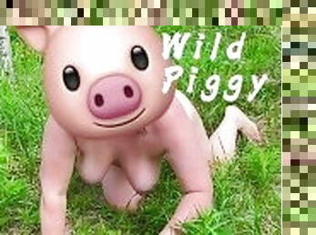 A NAKED PIG, CRAWLING ON THE LAWN, GRUNTING. PUT DANDELIONS IN HER HAIRY ASSHOLE ????????????????????????????????????