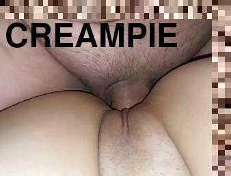 röv, pappa, gigantisk, fitta-pussy, amatör, brudar, gigantisk-kuk, tonåring, hardcore, creampie