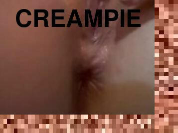 Up close view and I taste my Creamy perfect sloppy wet tight pink pussy