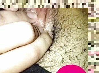 poilue, masturbation, orgasme, chatte-pussy, amateur, ados, latina, solo, réalité