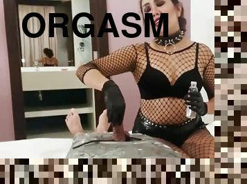 orgasme, branlette, bdsm, ejaculation, bondage, maîtresse, domination, femme-dominatrice