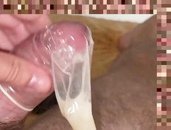 hårete, onani, amatør, cumshot, homofil, handjob, cum, alene, bjørn, pikk