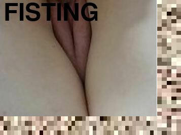 fisting, orgasme, pussy, squirt, amatør, stor-pikk, bbw, pikk