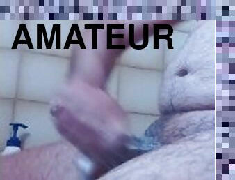 masturbation, amateur, mature, ejaculation-sur-le-corps, branlette, française, solo, dure