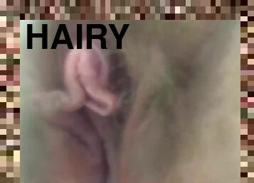 hårete, pissing, pussy, amatør, tenåring, pov, cum, alene, drikking