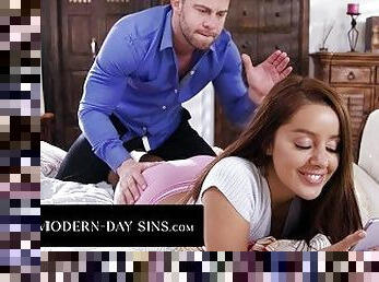 MODERN-DAY SINS - Vanna Bardot Made Her BFF's Stepdad SPANK HER Until She Was Ready To FUCK!