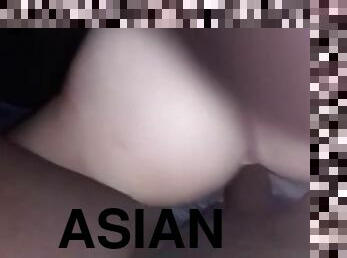 Cute disabled Asian riding bf’s bbc! (More on OF ????)