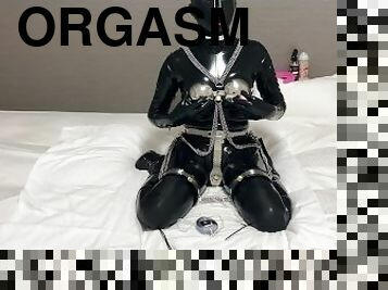 masturbation, mamelons, orgasme, amateur, ejaculation-sur-le-corps, jouet, japonais, branlette, bdsm, esclave