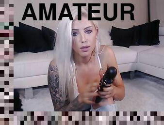 cul, masturbation, amateur, babes, ados, maison, webcam, tatouage