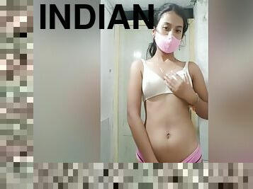 Indian Sexy Girl Showing Her Boobs And Fingering Her Pussy