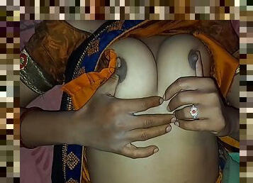 Desi Indian Bhabi Showing Boobs- Clear Hindi Audio, Big Boobs, Dirty Talk