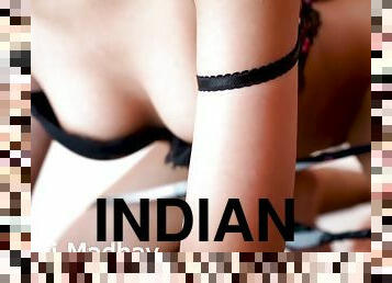 amateur, indien, salope, webcam, belle, blanc, brunette