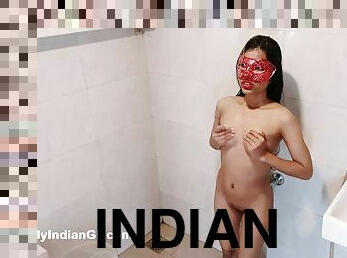 baignade, chatte-pussy, amateur, indien, webcam, douche, solo, rasé, brunette