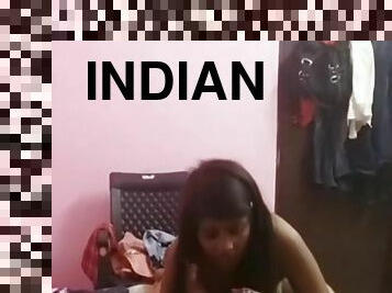 amatör, hindu-kvinnor, moster, ansiktssprut, sprut, knullande, webbkamera, brunett