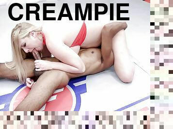 teta-grande, pénis-grande, interracial, garganta-funda, penetração-de-braço, dedos, loira, wrestling