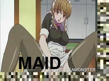 Horny Maid Listens To Her Master And Follows His Orders