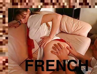 anal, française, blonde