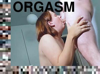 I got a powerful orgasm from doggy style fucking and he cum on my face