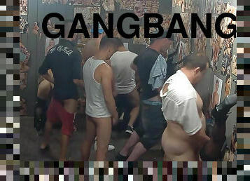 Gangbang orgy with strangers girls