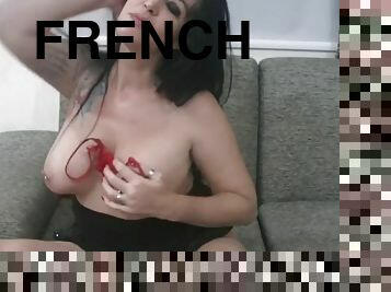 chatte-pussy, milf, française, insertion, string