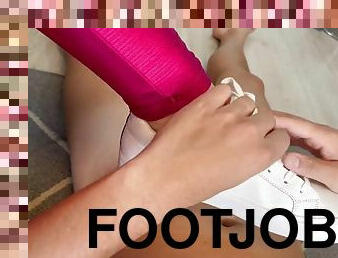 Goddess Grazi Footjob