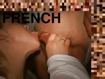 française, sexe-de-groupe, cognage
