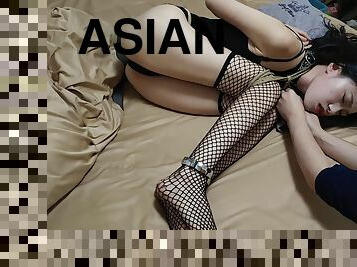 asiatique, jouet, japonais, bdsm, bas, lingerie, fétiche, bâillonnement, bondage, domination
