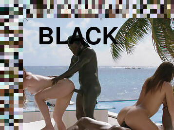 Lana Roy and Kaisa Nord fuck black dudes like no tommorow