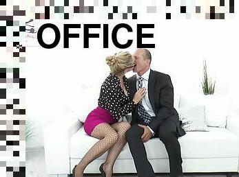 Cherie Deville gets fucked hard in her office