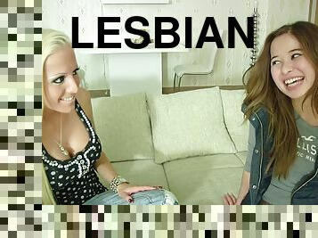 amazing first lesbian porn clip