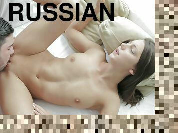 krievu, skaistules, hardkors, pornozvaigzne, sperma, naturāls, pakaļa-butt, smalka, mazās-krūtis