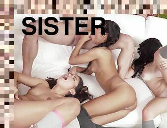 The Three Cumsumerist Sisters - Apolonia Lapiedra Sexy Orgy
