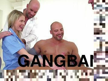 arsch, groß-titten, krankenschwester, muschi, blasen, immens-glied, schwer, wichsen, gangbang, verrückte