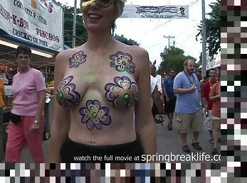 Fantasy Fest In Key West - amateur MILFs