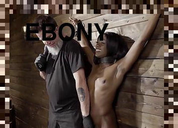 ébène, interracial, hardcore, bdsm, black, esclave, fétiche, bâillonnement, bondage, bizarre