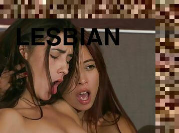 asiático, tetas-grandes, coño-pussy, delgada, babes, lesbiana, adolescente, hardcore, con-los-dedos, pelirroja