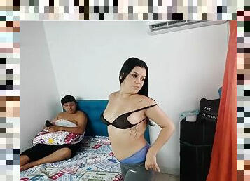 hardcore, corrida-interna, dormitorio, hermana, papi