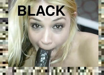 big bust mom licks black balls and sucks dick - interracial