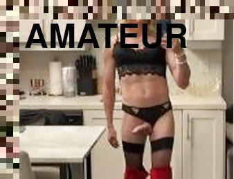 masturbation, amatör, mogen, gay, underkläder, ensam, kuk