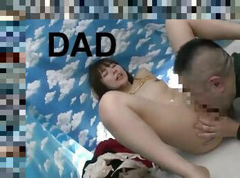 tata, kćerka, tata-daddy
