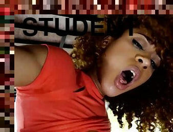 JMac fucked curly student Kendall Woods in student hostel