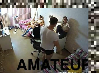 amateur, hardcore, cámara, voyeur, trío, oculto, realidad