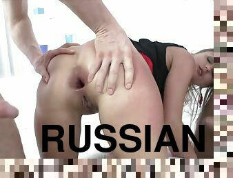 russe, anal, milf, double, salope, pute, ange, baise-de-cul, pénétrante, dure