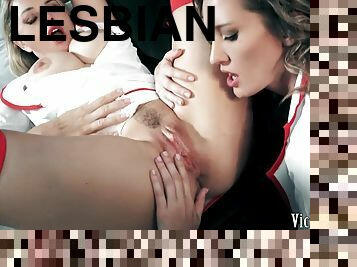 Reagan Lush and Vicky Vette - Lesbian Nurse Control!